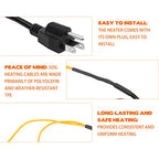 ANSIKE Soil Heating Cable 25 Ft Electric Soil Warming Cable Greenhouse Plant Soil Heater Cable Keep Soil Warm for Soil, Garden, Cold Frame