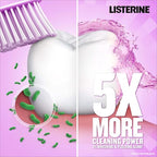 Listerine Total Care Alcohol-Free Anticavity Fluoride Mouthwash, 6 Benefit Oral Rinse to Help Kill 99% of Germs That Cause Bad Breath, Strengthen Enamel, Fresh Mint, Travel Size, 95 mL (Pack of 12)