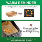 Air Fryer Liners Disposable Compatible for Ninja DZ071 Foodi 7-QT/Instant 9 QT DualZone FlexBasket Air Fryer, 150 PCS Unbleached Parchment Paper Liners for Ninja Air Fryer Accessories