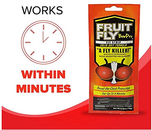 Fruit Fly BarPro – 4 Month Protection Against Flies, Cockroaches, Mosquitos & Other Pests. Fly Traps for Indoors. Better Than a Fly Trap. Better Than Fly Traps Outdoor. Better Than Mosquito Zapper