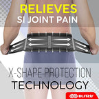 Sacroiliac Hip Belt for Women and Men, Waist Trochanter Brace that Eases Sciatic, Chronic Lower Back Pelvic, Leg and Sacral Nerve Pain Caused by Si Joint Dysfunction L-XL