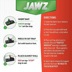 JT Eaton 410BULK Jawz Plastic Rat Trap, for Solid or Liquid Bait (Pack of 12)