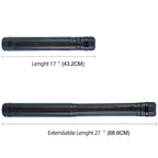 TRANSON 2-Pack Small Poster Tube Storage 17“ to 27” Extendable for Documents Blueprints Artworks Scrolls