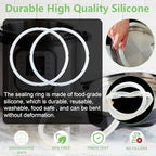 11 PCS Instant Pot Accessories for Duo 5, 6 Qt and Duo Plus 6 Qt, InstantPot Replacement Parts Include Sealing Ring, Steam Release Valve, Anti-Block Shield, Valve Sealing Ring, Float Valve and Gasket