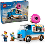 LEGO City Donut Truck Toy - Building Toy for Kids, Boys and Girls, Ages 5+ - Mobile Donut Stand with 2 Minifigures and Other Accessories - Fun Gift Idea for Birthdays and Holidays - 60452