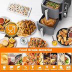 Air Fryer Replacement Tray for Ninja SL401 DoubleStack XL 2-Basket, 2 Packs Air Fryer Grill Plate Tray Accessories, Dishwasher Safe