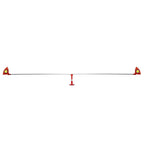 Bird B Gone - Repeller 360 - Spinning Bird Deterrent With Scare Eye Flags - Deters Seagulls and Other Birds From Landing - Durable Windproof Design - For Boats, Docks, Lights - Easy Installation - 6ft