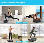 Vibration Plate Exercise Machine for Lymphatic Drainage Weight Loss,SoftGym Power Vibration Plate 300-400 Lbs Capacity Full Whole Body Workout Vibration Platform,Waver Vibration Plate for Home Fitness