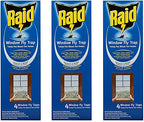 Raid Window Fly Trap, 4 Count (Pack of 3)