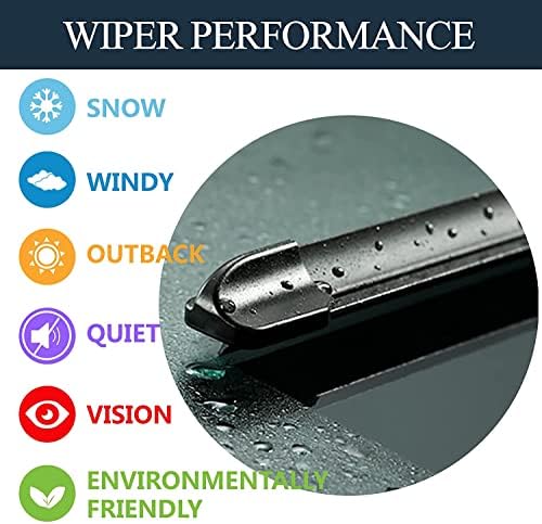 3 Wipers Replacement for Honda CRV CR-V Windshield Wiper Blades with Rear 2017-2021 2022 26"+17"+12inch