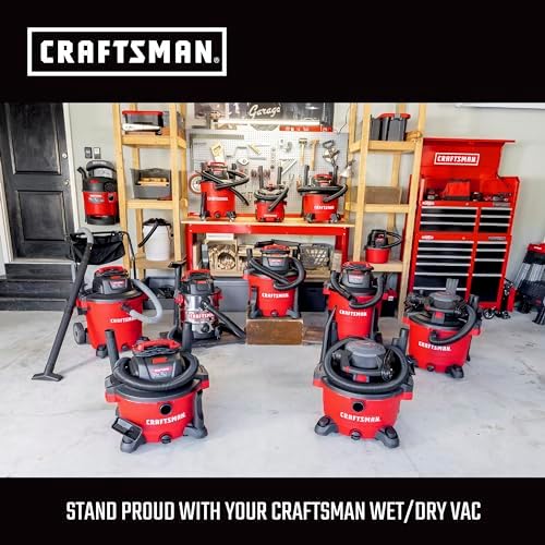 CRAFTSMAN CMXZVBE38673 Adapter Wet Dry Vac Attachment Kit, Industrial-Grade Vac Accessories that Connects 2-1/2 inch Hoses to 1-7/8 in. Parts, 1-7/8 inch Hoses to 1-1/4 in. Parts