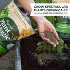 Organic Plant Magic - Truly Organic™ Slow Release Granular Fertilizer : Long-Lasting Plant Food Granules for All Indoor & Outdoor Flowers, Vegetable Gardens, Herbs, Fruit Trees, Shrubs, Lawns & House Plants [One 4 lb Bag]