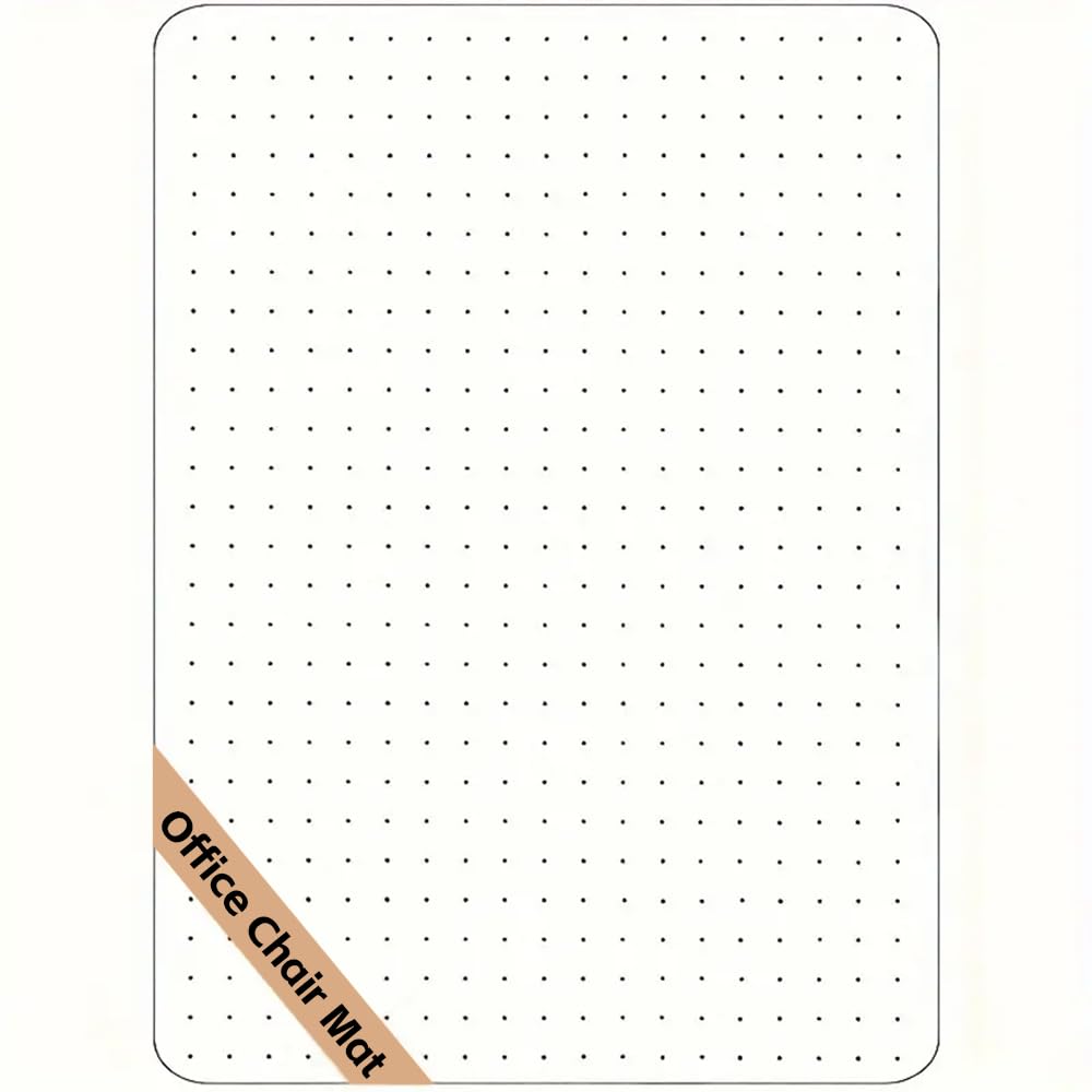 Office Chair Mat for Carpet, 32x48 Clear Heavy Duty Computer Chair Mat, Under Desk Protector Carpeted Floors Mat, Easy Chair Movement,Ship Flat