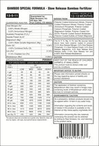 Bamboo Special 12 Month Control Release 13-5-11 High Nitrogen Fertilizer - 5 Pound Package