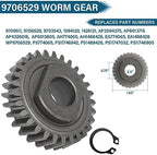 Worm Gear Kit Compatible With KitchenAid Whirlpool 5QT & 6QT Mixer Gear Parts Replacement, Worm Follower Gear Kit 9706529 W11086780 9709511 9703337 9709231