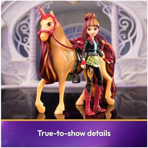 Unicorn Academy, Valentina & Cinder with 2 Accessories & Hair Tool, Dolls & Unicorn Toys for Girls Ages 4 and up