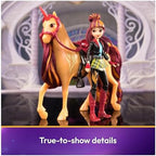 Unicorn Academy, Valentina & Cinder with 2 Accessories & Hair Tool, Dolls & Unicorn Toys for Girls Ages 4 and up