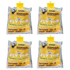 Fly Traps Outdoor Fly Traps Bag Fly Catchers Outdoors Upgraded 40g Bait. Stable Horse Ranch Fly Trap. Disposable Fly Traps Outdoor Hanging Fly Killer 4 PCs…