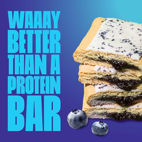 Legendary Foods 22 g High Protein Pastry+ Premium Boosted - Low Carb Meal Replacement Bar - Gluten Free Protien Snacks - Healthy Keto Snack Box - Low Sugar Energy Bar - Bariatric Diabetic Friendly