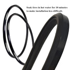 Wheelchair Rear Wheel Replacement Tire, Wheelchair Tire, 24 "X 1" Universal Flat-Free Polyurethane Tire, Suitable For Manual Wheelchair Tire Replacement (1 Pair)