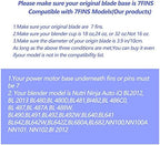 1-pack Extractor Blade Assembly 7 Fins Ninja Blender Blade Ninja Blender Replacement Parts Compatible with Ninja Blenders Auto iQ BL480 BL482 BL642 BL682 NN102