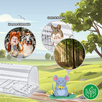 4 Pcs Humane Mouse Traps No Kill, Live Mouse Traps Indoor for Home, Reusable Mice Small Rat Trap Catcher for House & Outdoors