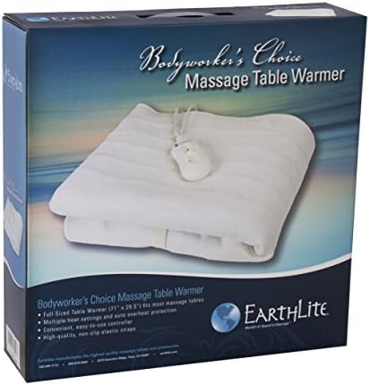 EARTHLITE BODYWORKER’S CHOICE Massage Table Warmer – Three Heat Settings, Felt Lined Heating Pad (30” x 71”) | One-Year Replacement Guarantee