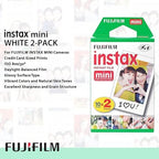 Fujifilm Instax Mini Link 3 Smartphone Printer Sage Green + Fuji Film Value Pack (20 Sheets)+ Shutter Accessories Bundle, Incl. Protective Case, 20 Sticker Frames, USB Type C Cable