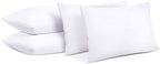 Utopia Bedding Waterproof Pillow Protectors Zippered (4 Pack, White) Standard Size, Bed Bug Proof Pillowcases, Pillow Encasement Covers 20 x 26 Inches