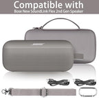 co2CREA Hard Travel Case Replacement for Bose New SoundLink Flex 2nd Gen/Bose SoundLink Flex Bluetooth Portable Speaker (Sandstone Case)