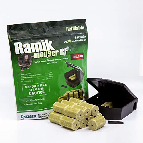 Neogen 900 Rodenticide Dramik Refillable Bait Station 16 Ounce 000, 16oz, Black