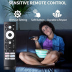 Replacement Remote Control Compatible with Hisense Google 4K UHD Series Smart TV 65U8H 75U8H 50U6H 55U6H 65U6H 75U6H 43A6H 50A6H 55A6H 55U6K 65U7K 55U8K