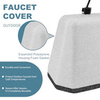 Manumarine Outdoor Faucet Covers for Winter, Foam Spigot Covers Winter Insulated for Freeze Protection (4pcs)