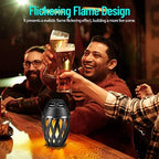 2 Pack Outdoor Bluetooth Speakers Waterproof Wireless, Birthday Gifts for Men Dad, LED Flame Ambient Light, Camping Patio Accessories, Unique Gifts for Him Husband Boyfriend Dad Gifts