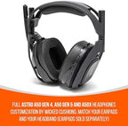 WC BandZ A50 - Upgraded Headband Replacement Kit for Astro A50 Gen 4, Gen 5, & A50X by Wicked Cushions | Enhanced Comfort, Style & Easy Installation | Black