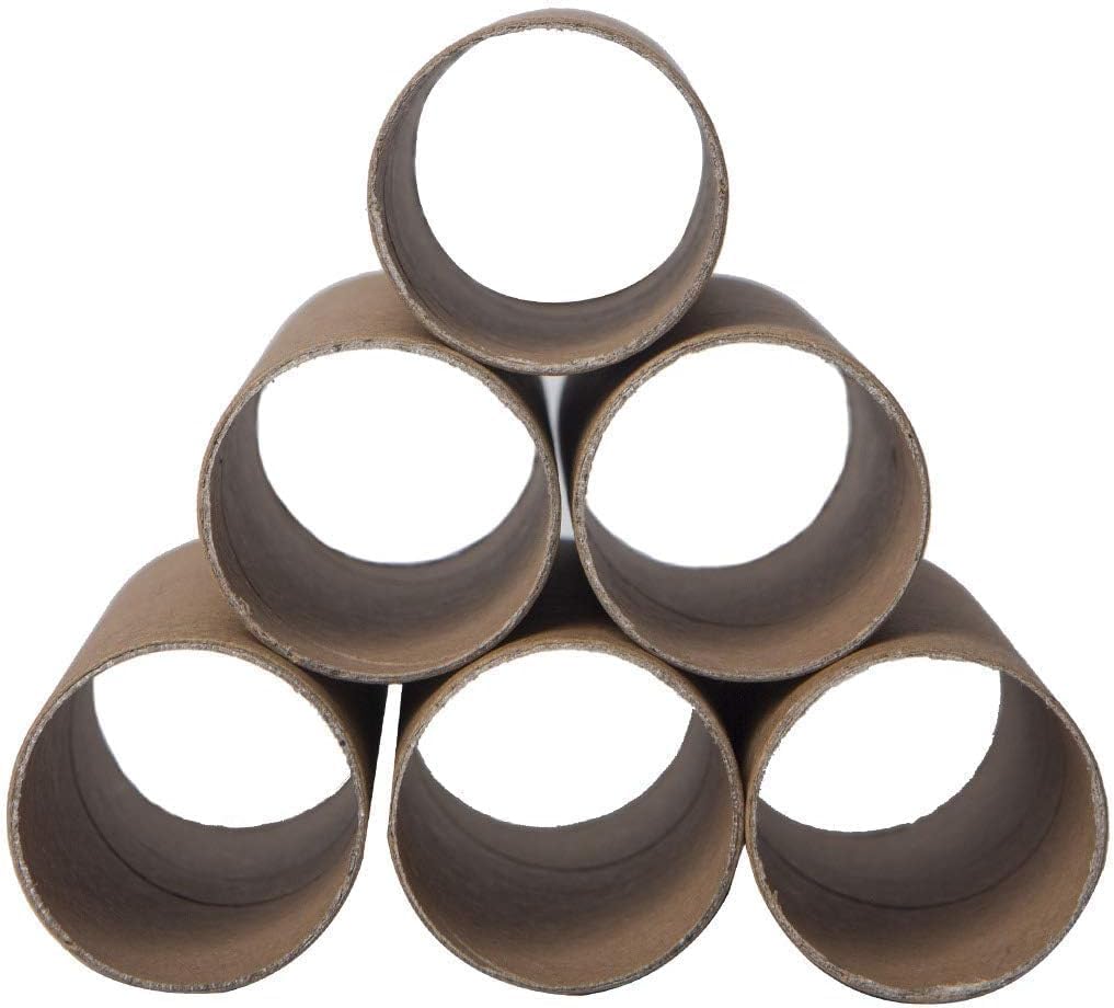 120 Pack Thick Cardboard Tubes For Crafts - Craft Rolls - Round Cardboard Tubes - Craft Tubes - Toilet Paper Rolls Crafts - Paper Tube For Crafts - Craft Round Tubes 1.57 x 3.9 Inches - Brown