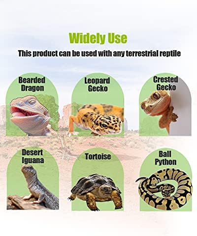 Bearded Dragon Tank Accessories, Reptile Substrate Floor, Leopard Gecko Tank Liner Mat for 40 Gallon, 20 Gallon, 50 Gallon,75 Gallon Lizard Tank, Yellow