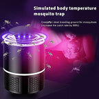 Bug Zapper, Electric Mosquito & Fly Zappers/Killer - Insect Attractant Trap Powerful Bug Zapper Light, Hangable Mosquito Lamp for Home, Indoor, Outdoor, Patio (Black)