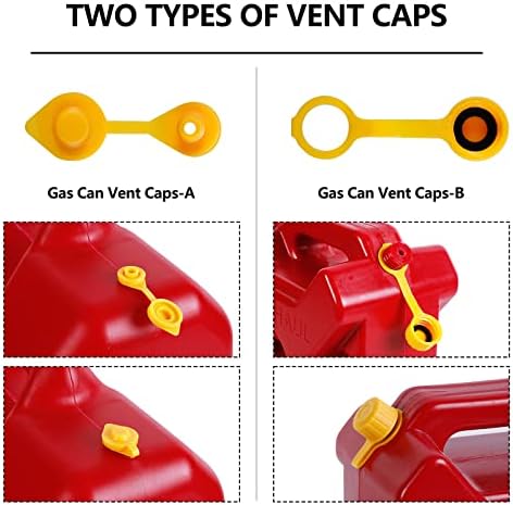 Gas Can Spout Replacement, Gas Can Nozzle Replacement, (3 Kit-Yellow) For Most 1/2/5/10 Gallon Gas Cans. Replacement gas can spout, Gas Can Replacement Spout. The tube is soft and flexible to use