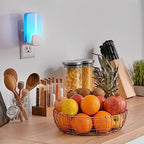 Raid Essentials Flying Insect Light Trap Starter Kit, 1 Plug-in Device + 1 Cartridge, Featuring Light Powered Attraction