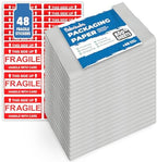 Over 800 Sheets of Blank Packing Paper in Bulk | Approx. 20 lb. Newsprint/Newspaper Moving Essentials and Supplies | Great for Wrapping Fragile Items, Other Materials, Accessories like Dishes, Glasses