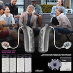 Genuine Oticon Hearing Aid Domes MiniFit Single Vent Bass 8mm (0.31 inches - Medium), Oticon Branded OEM Denmark Replacements, Authentic Accessories for Optimal Performance - 2 Pack / 20 Domes Total