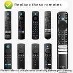 Replacement Voice Remote for Insignia, Toshiba, AMZ 2-Series, 4-Sereis, Omni, Pioneer, TCL, Hisense Smart TVs, for Streaming Devices, 1-Year Warranty, Compatible with Fire Smart TV