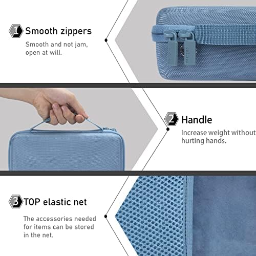 co2CREA Hard Travel Case Replacement for Bose New SoundLink Flex 2nd Gen/Bose SoundLink Flex Bluetooth Portable Speaker (Stone Blue Case)