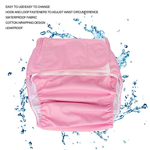 ZJchao Adult Diaper Cover, Waterproof Washable Reusable Adult Elderly Cloth Diapers Adult Pocket Nappy Cover Diapers for Adults Pocket Nappies Adult Diaper Adult Pocket Nappy Cover()