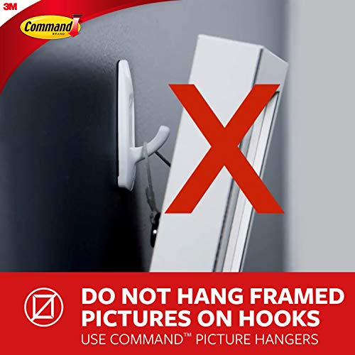 Command Indoor Mini Light Clips, Damage Free Hanging Christmas Light Clips, Mini Wall Clips for Hanging Indoor Christmas Decorations, Lights and Cables, 45 Clear Clips and 54 Command Strips