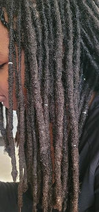 10 Stainless Steel Hair Beads for Loc Braids Twist and Natural Hair, Loc Beads, Dreadlock Hair Accessories, Loc Jewelry (8mm, Gold)