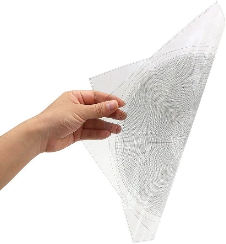 Microscope Accessories kit Slide Preparation camer Film for Projector Concentric Transparencies Point Gauge Measuring Film Microscope Accessories (Color : Film)