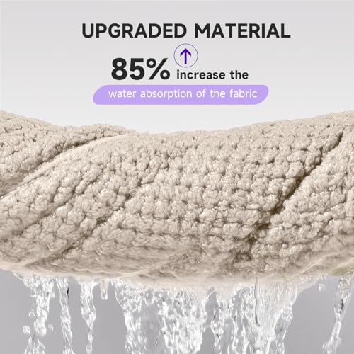 2 Pack Microfiber Hair Towel Wrap for Curly Hair, Super Absorbent Hair Drying Towel for Women, Kids, Hair Care Accessories, Hair Turban for Wet Hair (Grey, Camel)