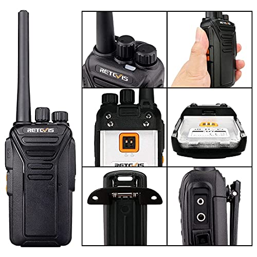 Retevis RT27 Walkie Talkies with Earpiece,Two Way Radios Rechargeable,USB Charging VOX Handsfree,2 Way Radio Long Range for Family Road Trip Camping Hiking Skiing(3 Pack)